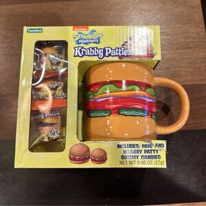 Nickelodeon SpongeBob SquarePants Orange Krabby Patty Mug Set NEW